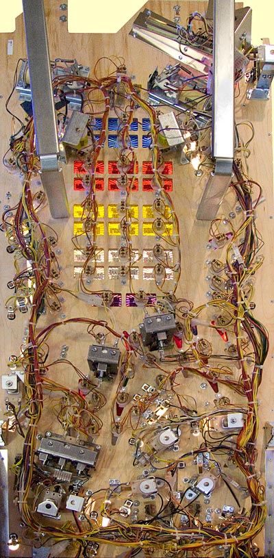 Under the playfield