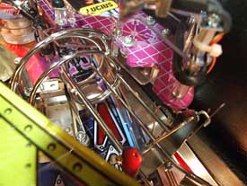 The mini-playfield exit