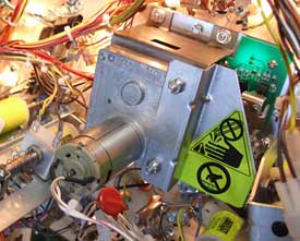 The crane motor and driver board