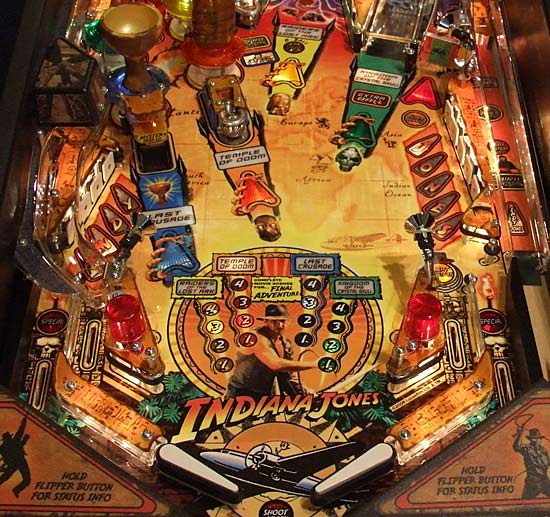 The playfield artwork