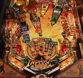 The playfield artwork
