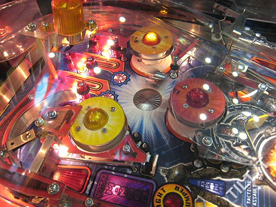 The pop bumper area
