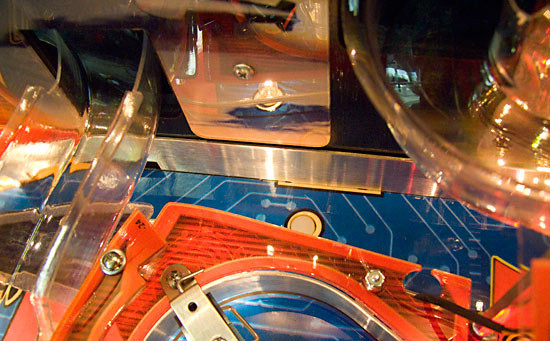 The up post at top of orbit lane