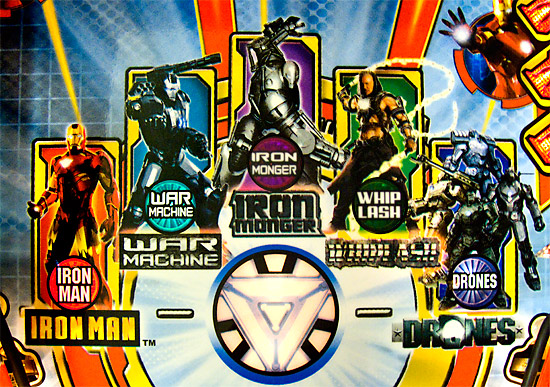 The War Machine insert is lit