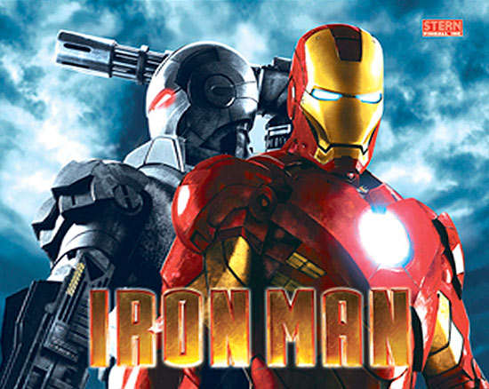Iron Man backglass