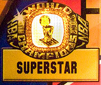 The superstar ring is lit