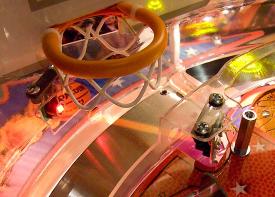 The opto beam which registers the shot