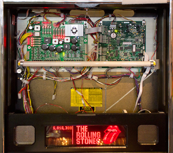 Inside the backbox