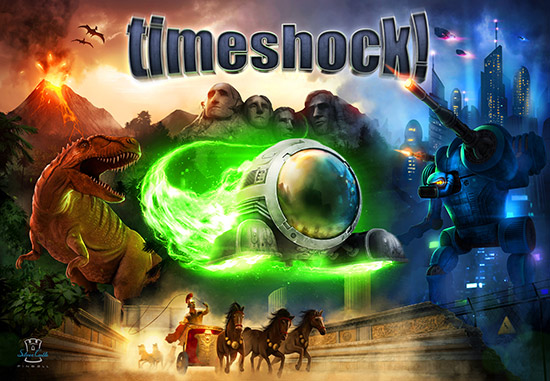 The new timeshock! backglass artwork