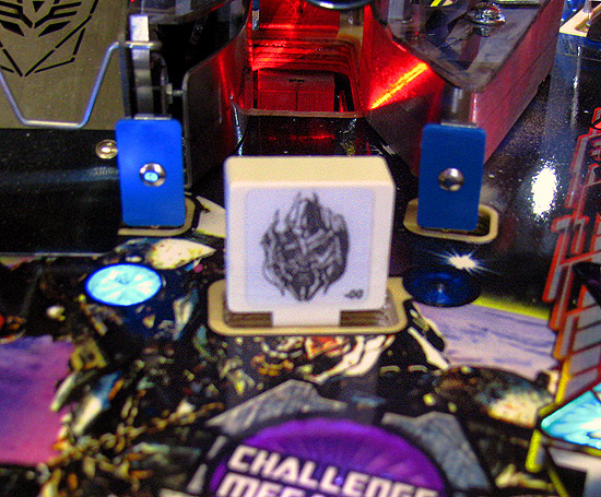 The Megatron drop target on the LE models