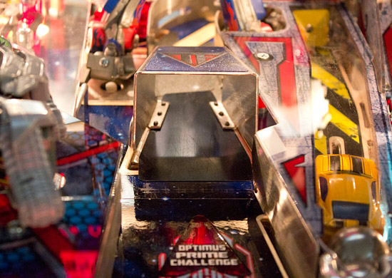 The Optimus ramp in the regular (down) position