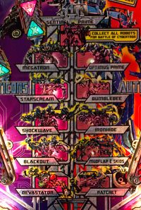 The Devastator insert is lit