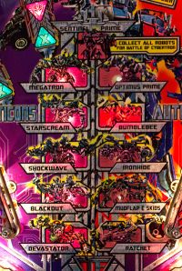 The Bumblebee insert is lit