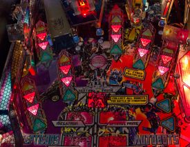 The Autobot and Decepticon inserts flash