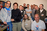 Competitors in the Irish Pinball Open 2011
