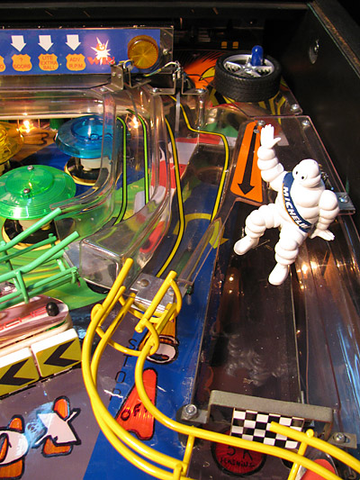 The right side of the playfield
