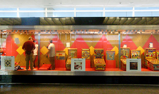 Some of the machines on display