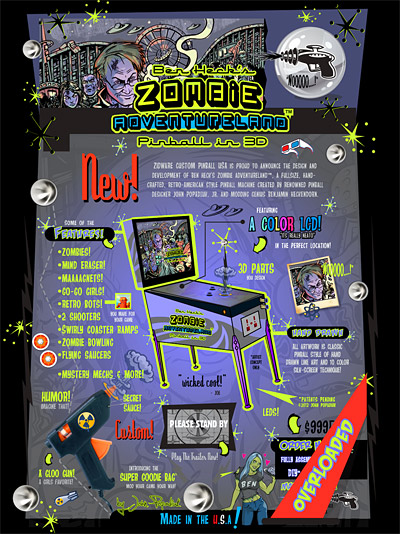 Promotional material for Ben Heck's Zombie Adventureland