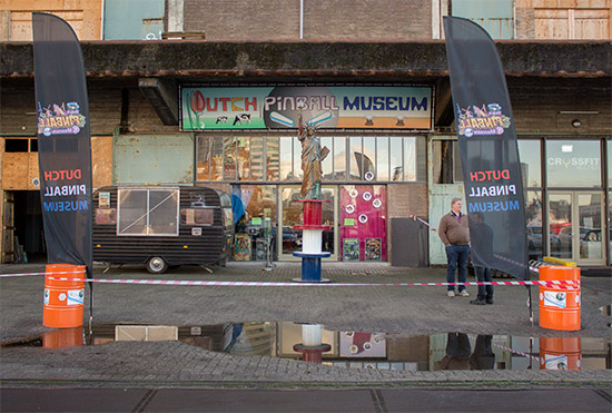 The  exterior of the Dutch Pinball Mueum