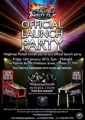 Flyer for the launch party