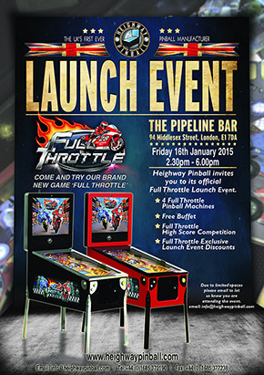 Flyer for the launch event