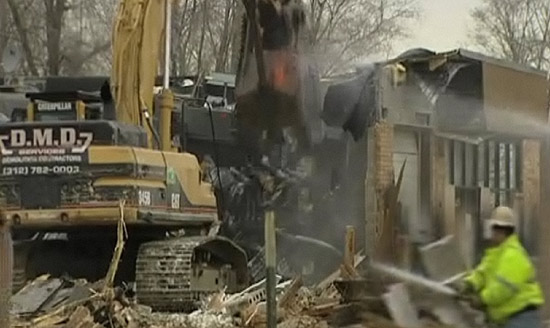 Demolition work begins in Bensenville