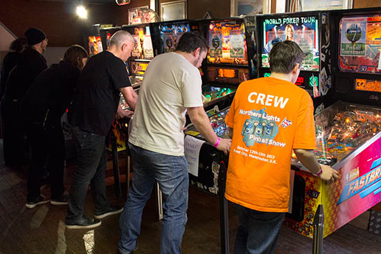 Players in the Pinball News PinGolf Tournament