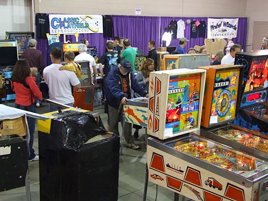 The show floor