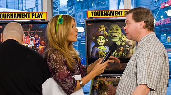 Some of the competitors are interviewed