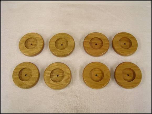 Oak on the left......cherry on the right