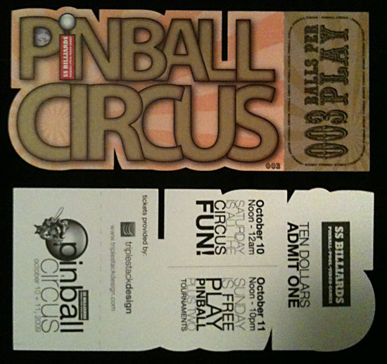 The ticket to join the Circus