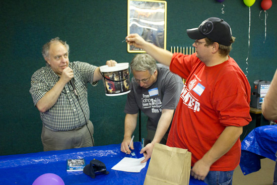 The prize draw takes place
