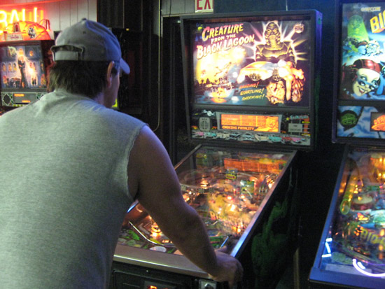Dave, putting up a killer score on Creature