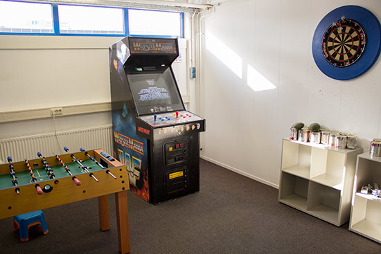 When it's too much pinball, enjoy darts, video games or table football/foosball/babyfoot