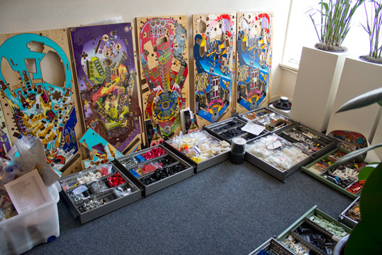 Playfields and parts