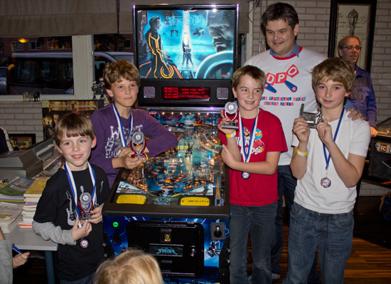 The top four in the Junior Tournament