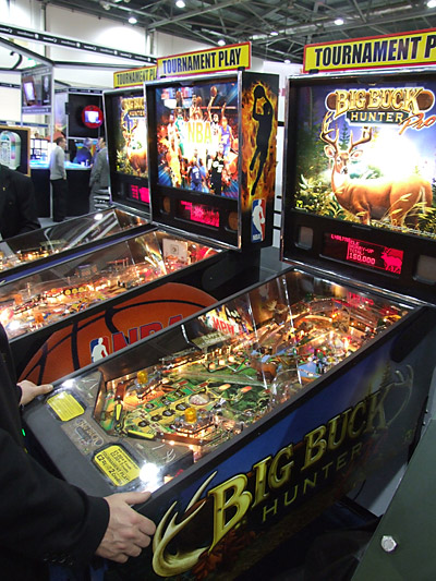 The three Stern machines on the Electrocoin stand