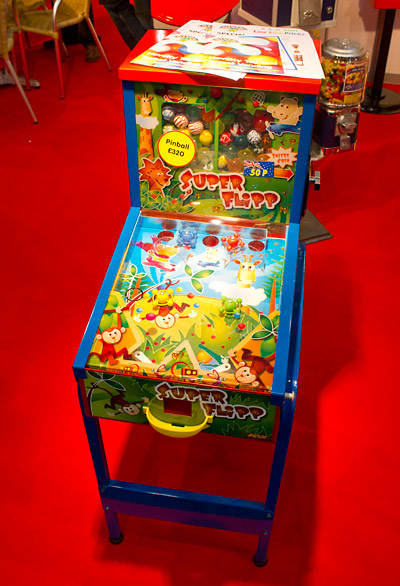 Toyvend's pinball dispenser