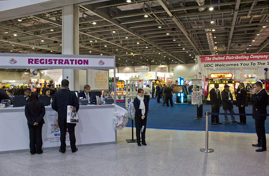 The entrance to the show