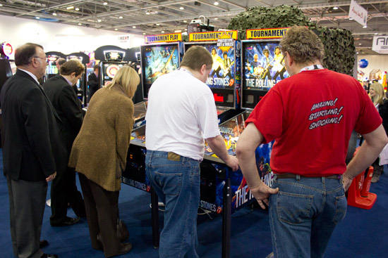 The Stern games on the Electrocoin stand