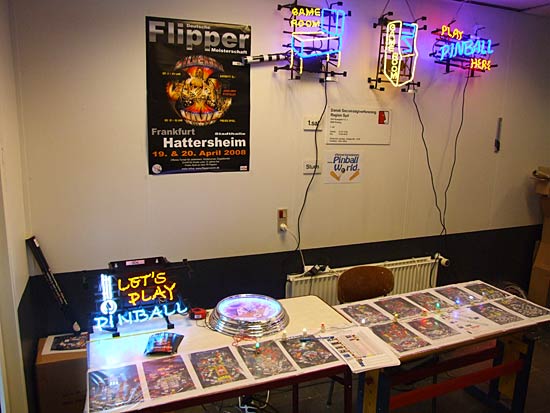 Pinball-LED stand