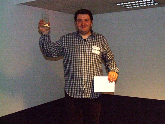 Third placed Franck Bona