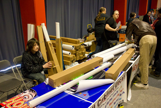 Vendor stands at the EPC