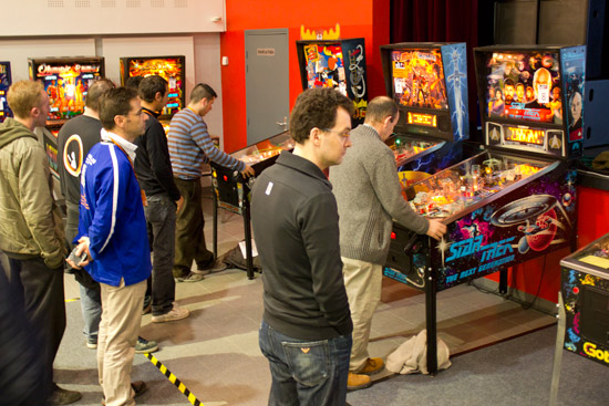 Early games are played before the machines become too busy