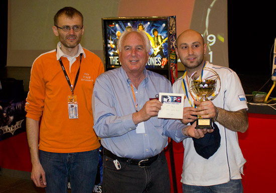 Third-placed Daniele Celestino Acciari
