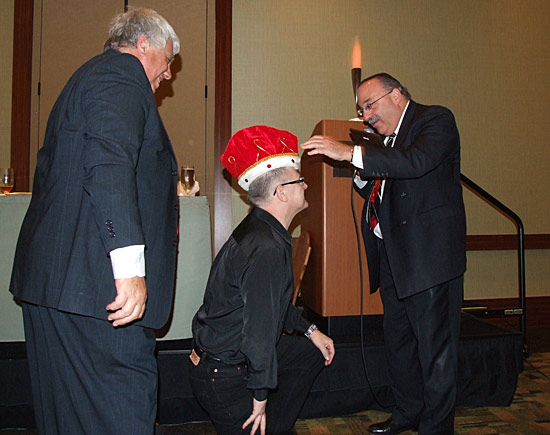 Gary is "knighted"