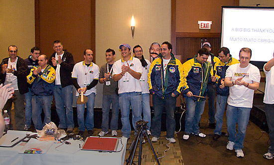 The Brazillian delegation