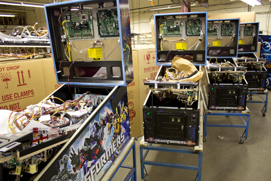 Working playfields go into their cabinets
