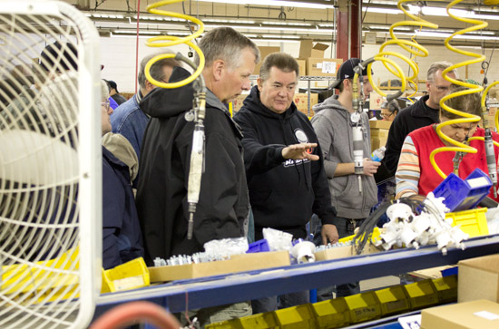 Steve Ritchie explains one part of the playfield line