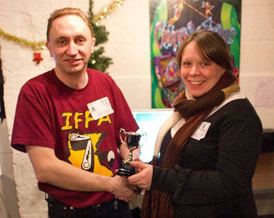 Top female player Sarah Jarrett